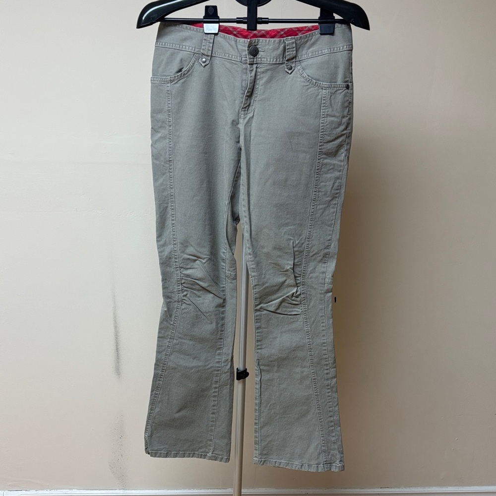 ❤️‍🔥Columbia Red and Gray Plaid Lined Pants